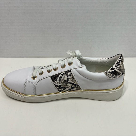 STEVE MADDEN animal print sneakers shoes women’s EU size 38 white - Picture 7 of 14